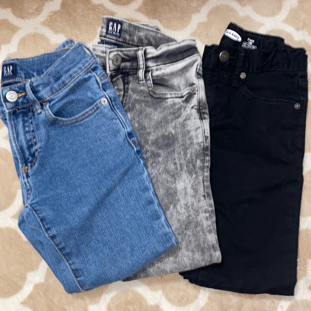 Bundle boys jeans all size 7.
